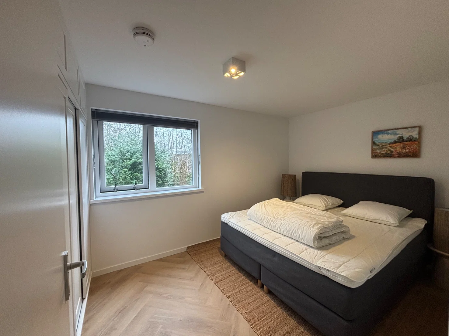 Slaapkamer met tweepersoonsbed
